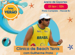 Sesc Verão Macaé 2025: atividades esportivas na Praia Campista têm início neste final de semana