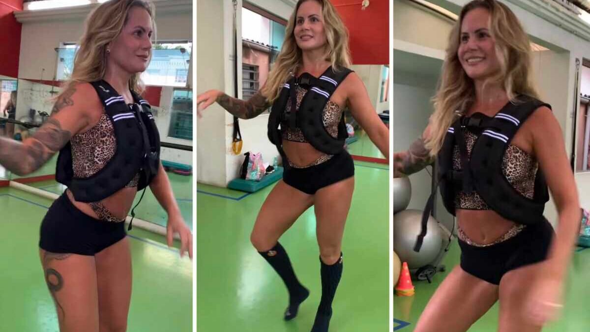 Musa da Tucuruvi, Isis Camargo se prepara para o Anhembi: samba e condicionamento com colete de 8 kg!