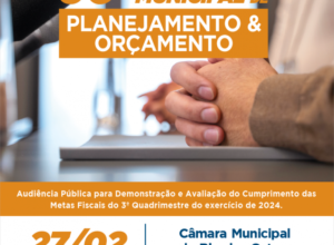 Fórum de Planejamento e Orçamento acontecerá nesta quinta-feira (27) na Câmara Municipal de Rio das Ostras