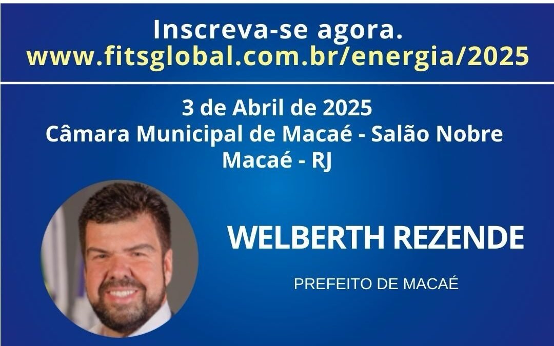 Inscrições abertas para o Fórum Global de Inovação e Tecnologia em Sustentabilidade em Macaé