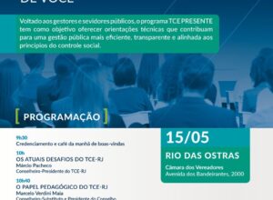TCE-RJ leva programa de orientação a Rio das Ostras no dia 15 de maio