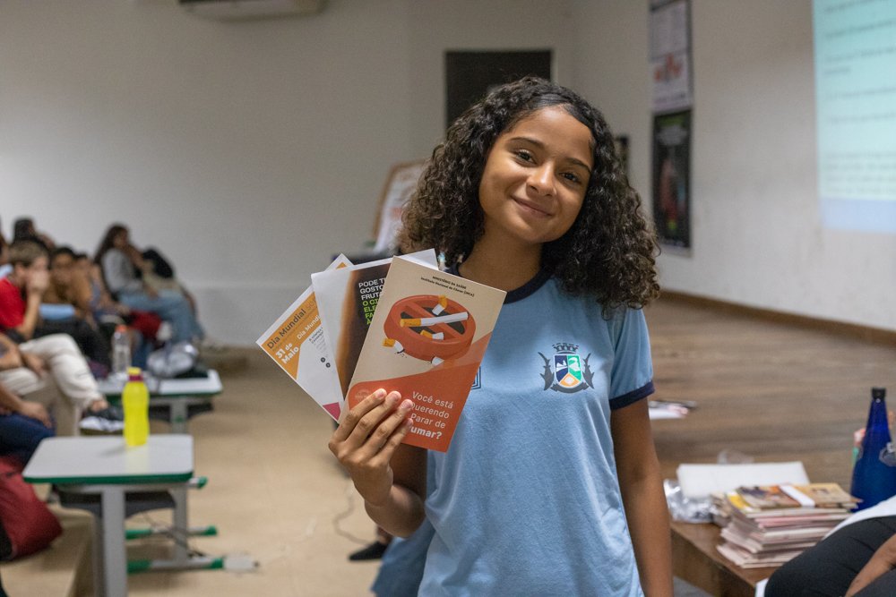 Saúde Pública em Ação: Palestra alerta estudantes de Rio das Ostras sobre os perigos do cigarro