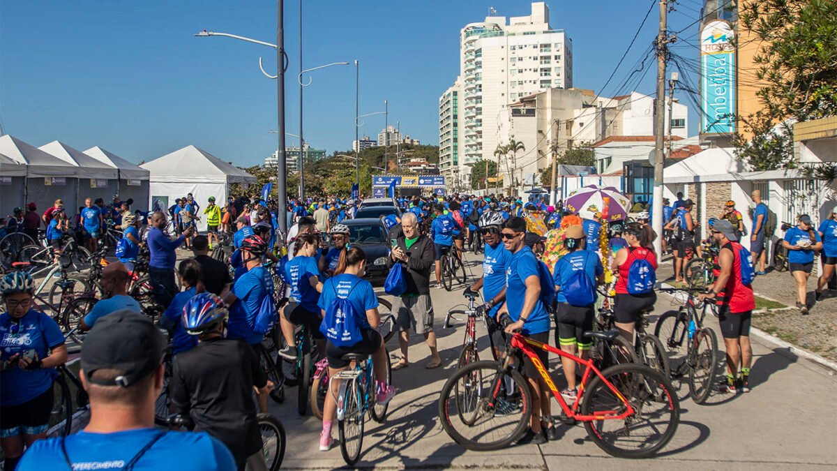 Ciclistas percorrem Macaé em passeio do ‘Bora de Bike’