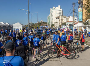 Ciclistas percorrem Macaé em passeio do ‘Bora de Bike’