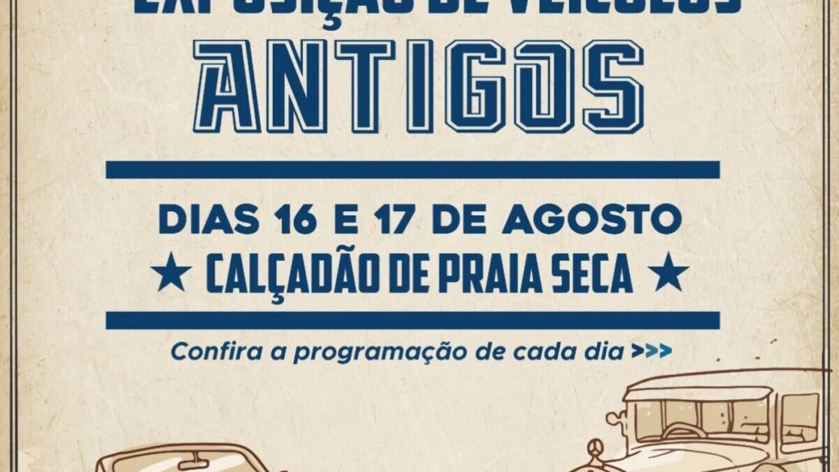 Praia Seca, em Araruama, recebe a XI Expo de Veículos Antigos