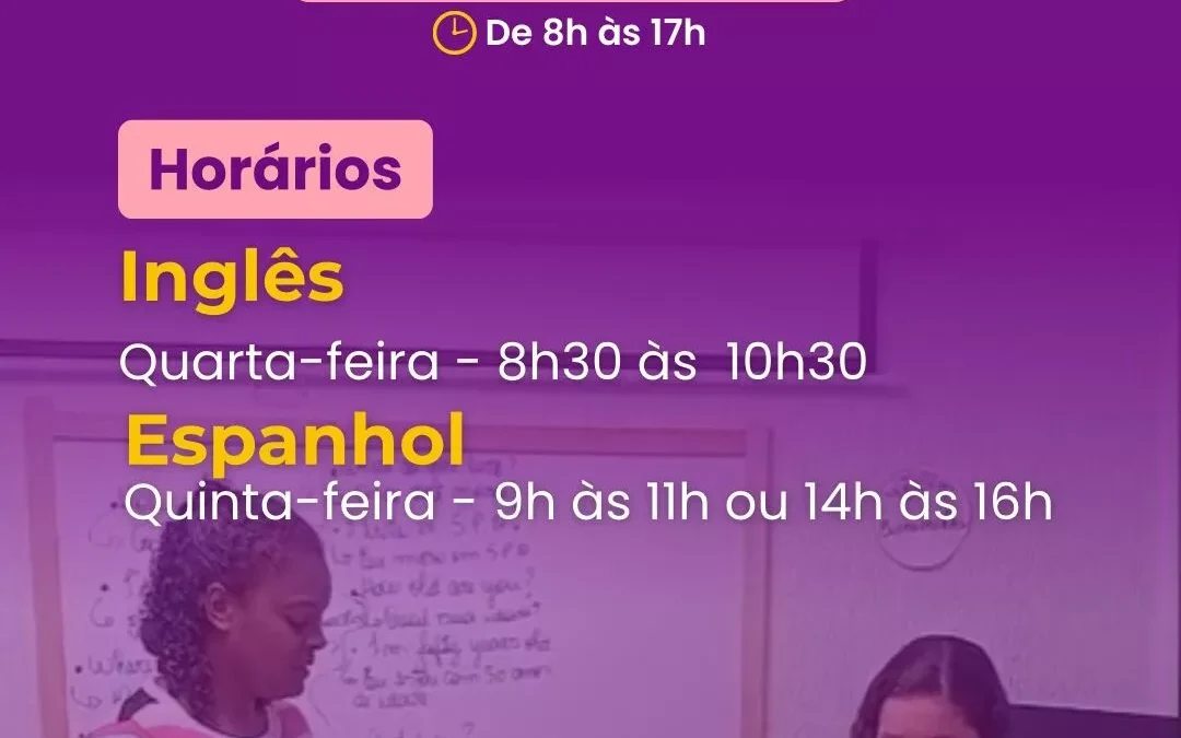 Cursos gratuitos de Inglês e Espanhol começam a receber inscrições em Búzios