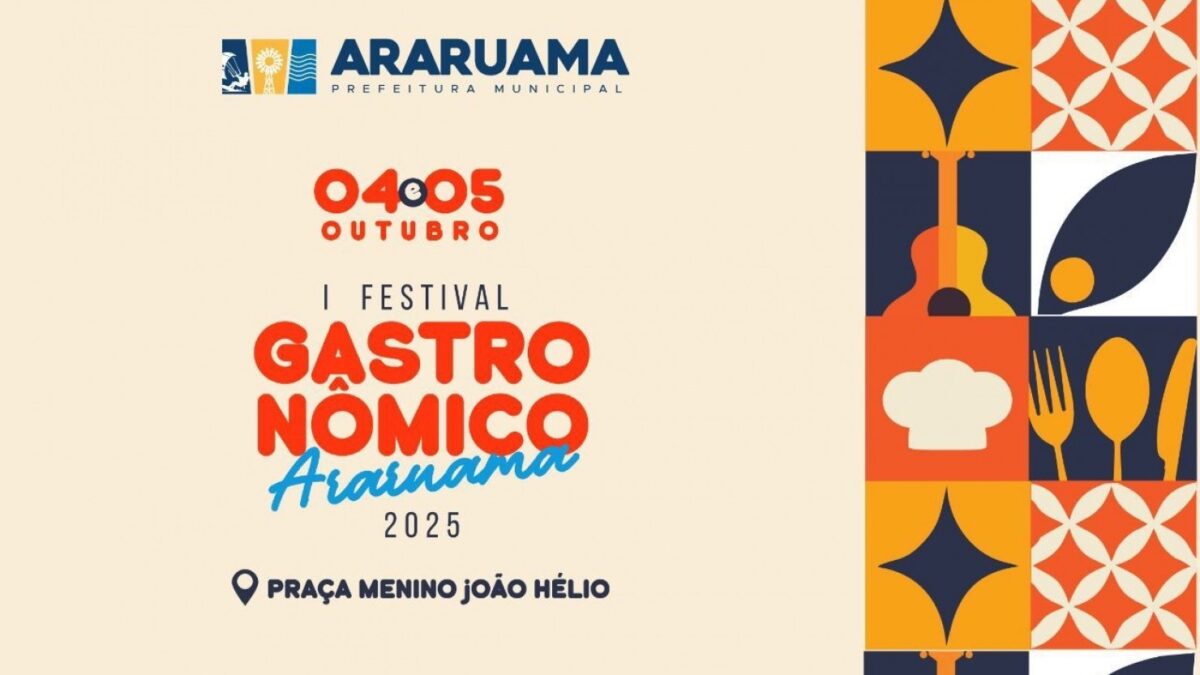 Festival Gastronômico agita Araruama com música e restaurantes temáticos