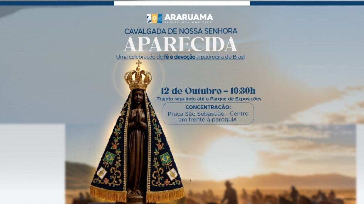 Araruama realiza tradicional Cavalgada em homenagem à padroeira do Brasil