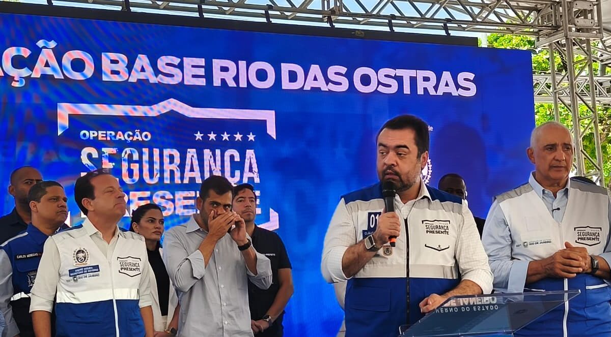 Governador Cláudio Castro inaugura Base do Segurança Presente e entrega obras ambientais em Rio das Ostras