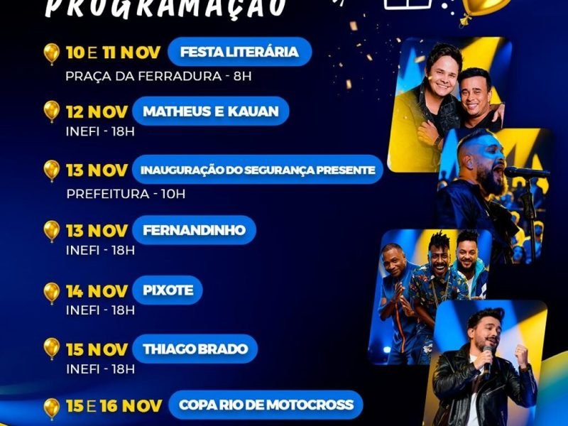 Búzios faz 30 anos e prepara programação recheada de atrações