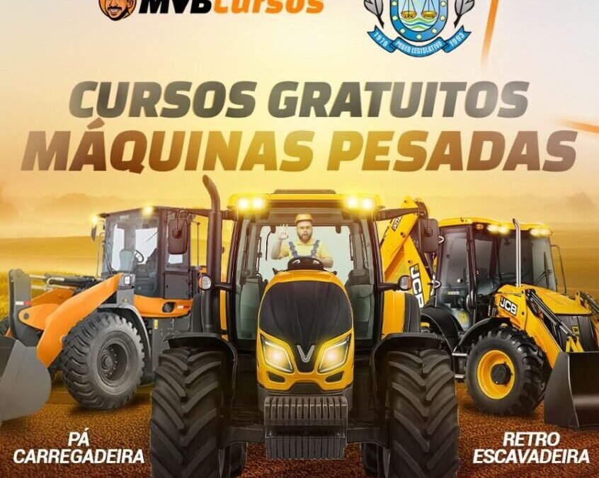 Câmara Municipal de Rio das Ostras apoia curso de qualificação profissional em máquinas pesadas