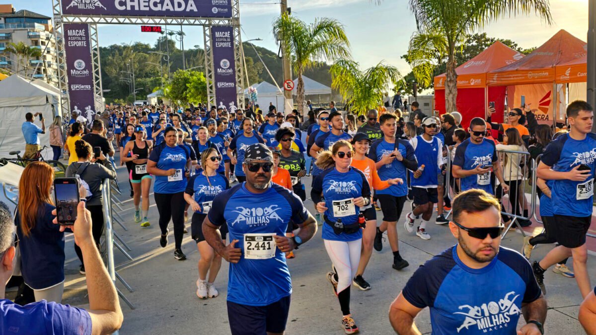 Inscrições para a 10 Milhas Macaé 2026 acontecem de 6 a 10 de julho