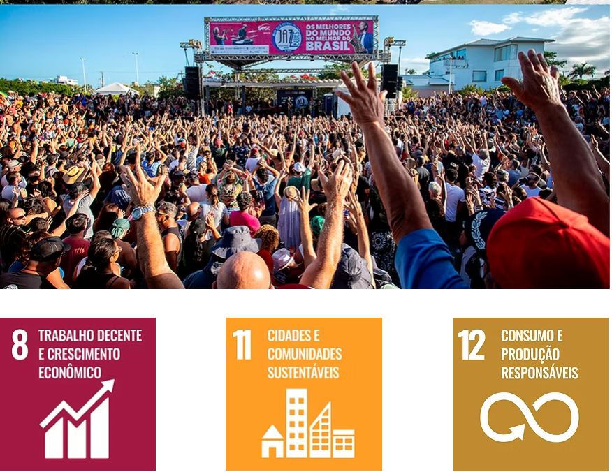Rio das Ostras Jazz & Blues Festival prevê reciclar 78% dos resíduos e neutralizar emissões de CO₂