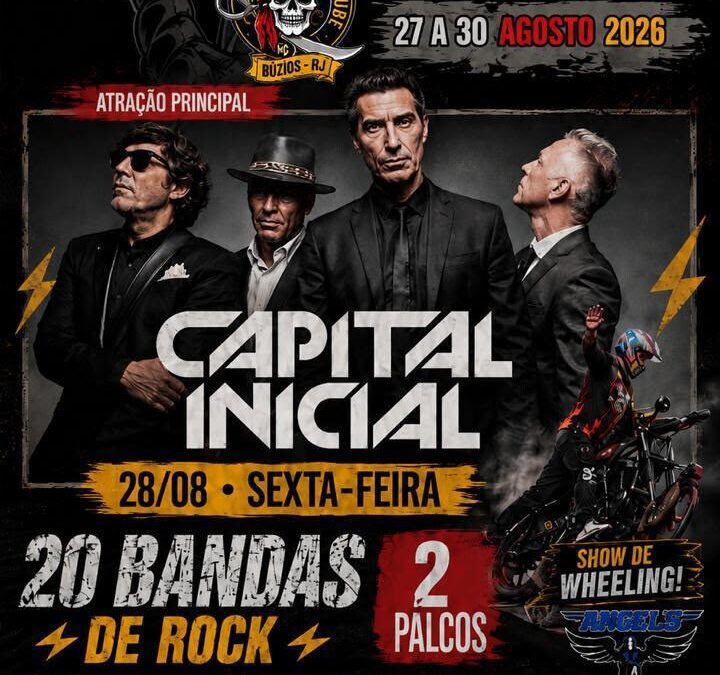 Búzios Biker Fest terá Capital Inicial e 20 bandas em quatro dias de rock