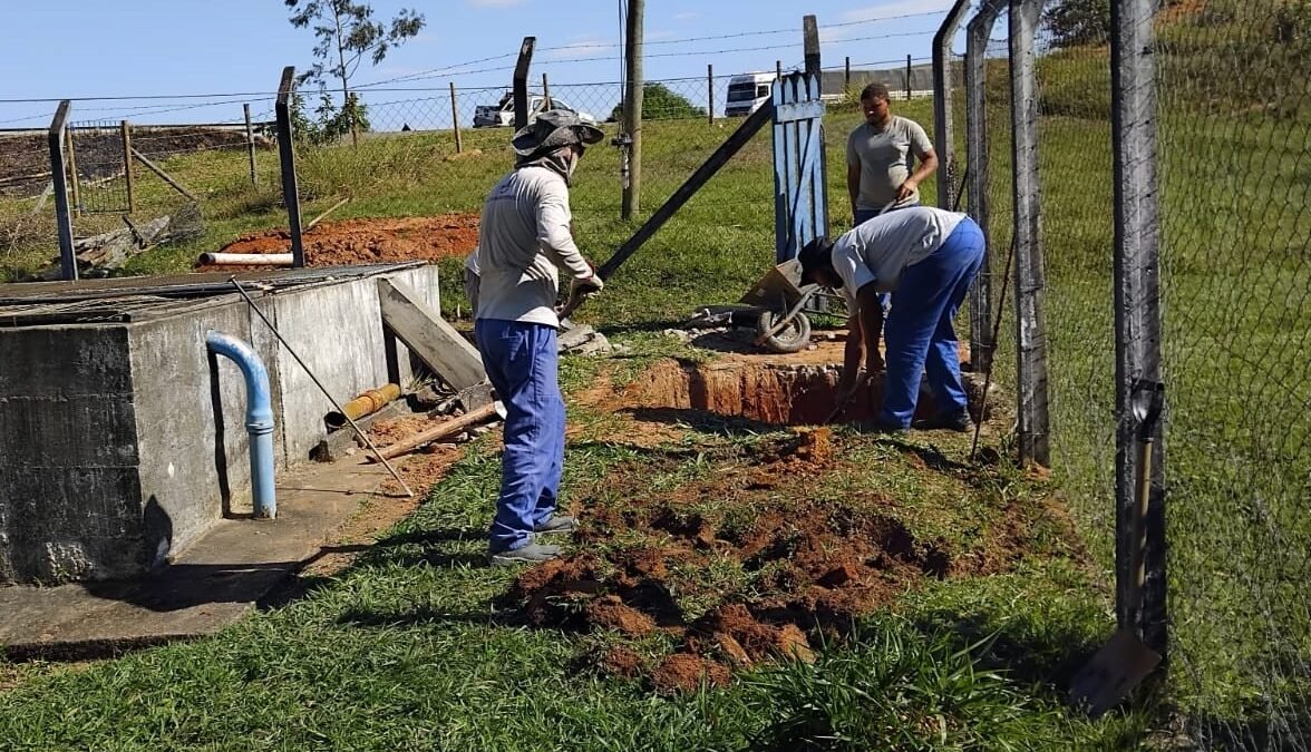 Águas de Casimiro inicia construção de pré-filtro na ETA de Professor Souza