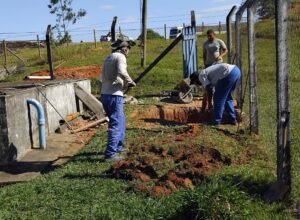 Águas de Casimiro inicia construção de pré-filtro na ETA de Professor Souza