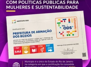 Búzios conquista bronze em objetivos da ONU com políticas públicas. Foto: Divulgação