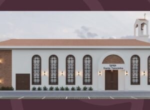Modelo da igreja. Foto: Divulgação