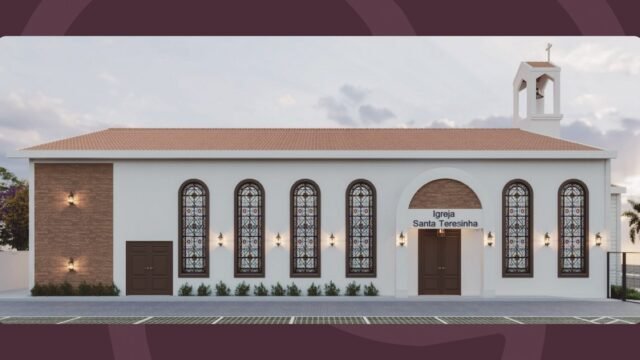 Modelo da igreja. Foto: Divulgação