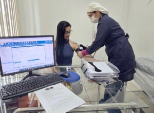 Os exames são executados pela clínica Gold Saúde, contratada pelo Município por intermédio da Secretaria. Foto: Ana Chaffin