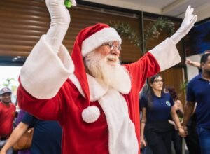 A chegada do Papai Noel marcará a abertura oficial do natal no Shopping Plaza. Foto: Divulgação