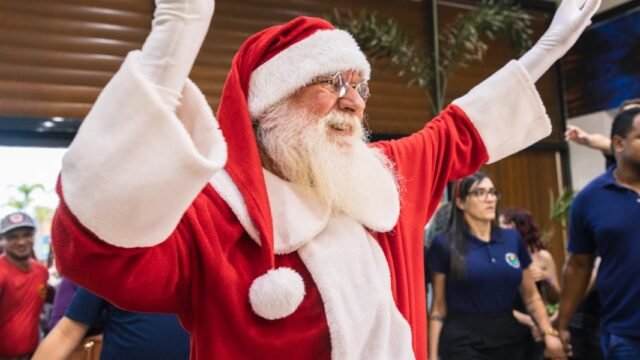A chegada do Papai Noel marcará a abertura oficial do natal no Shopping Plaza. Foto: Divulgação